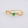 Anillo Solitario Listón Infinito 1.25g / T6 3/4 Oro Amarillo 18K