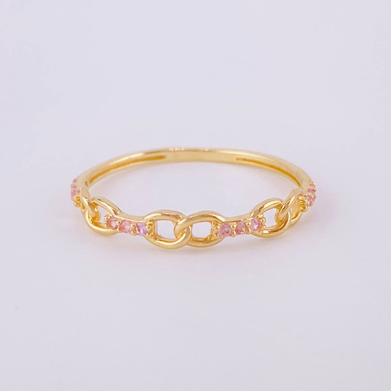 Alternating Links Ring 0.95g / T6 Yellow Gold 18K