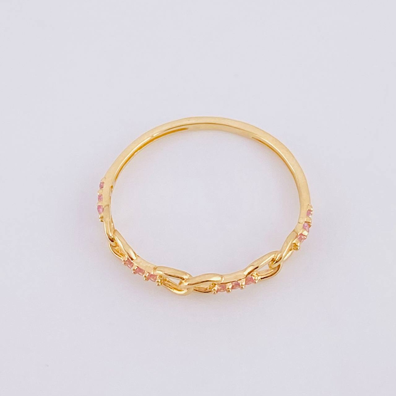 Alternating Links Ring 0.95g / T6 Yellow Gold 18K