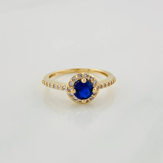 Halo Circle Ring 2.45g / T6 Yellow Gold 18K