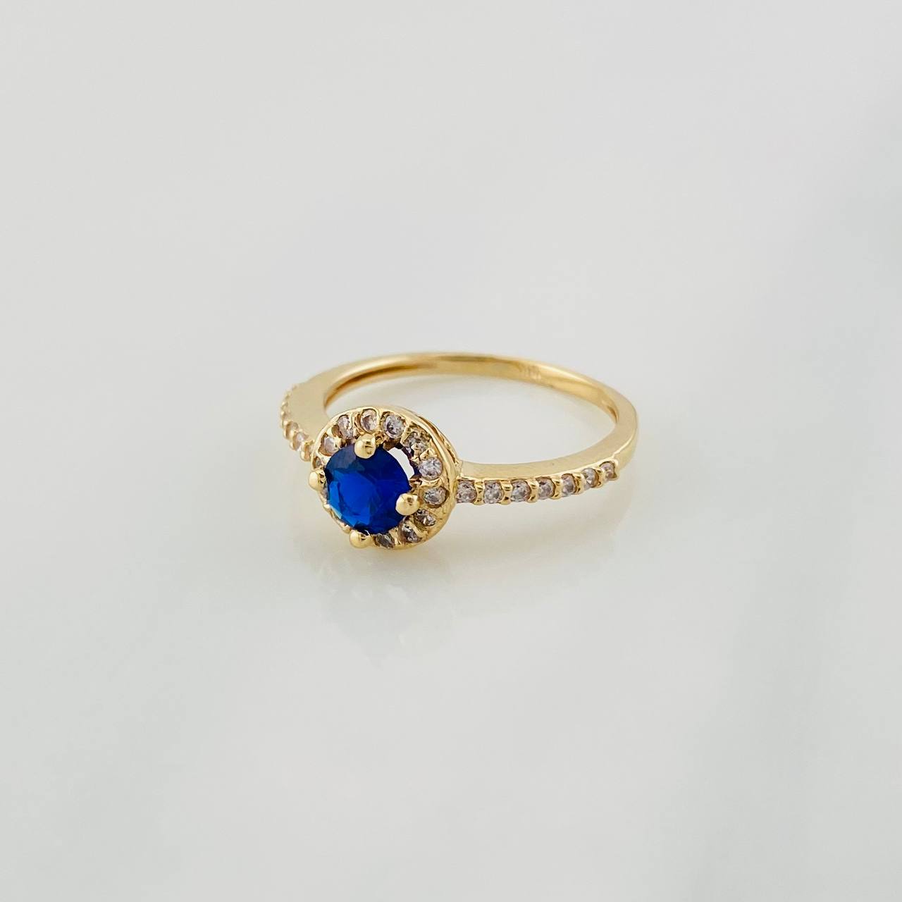 Halo Circle Ring 2.45g / T6 Yellow Gold 18K