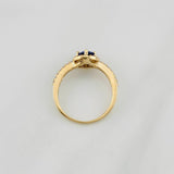 Halo Circle Ring 2.45g / T6 Yellow Gold 18K
