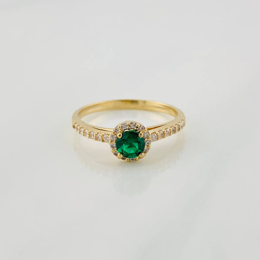 Halo Circle Ring 2.25g / T7 Yellow Gold 18K