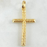 Dije Crúz Malla 3gr / 4.5cm / Oro 18K
