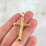 Dije Crúz Malla 3gr / 4.5cm / Oro 18K