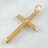 Pendant Cross Mesh 2.7gr / 4.7cm / 18K Gold