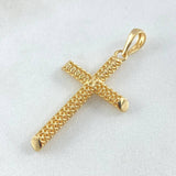 Dije Crúz Malla 2.05gr / 4cm / Oro 18K