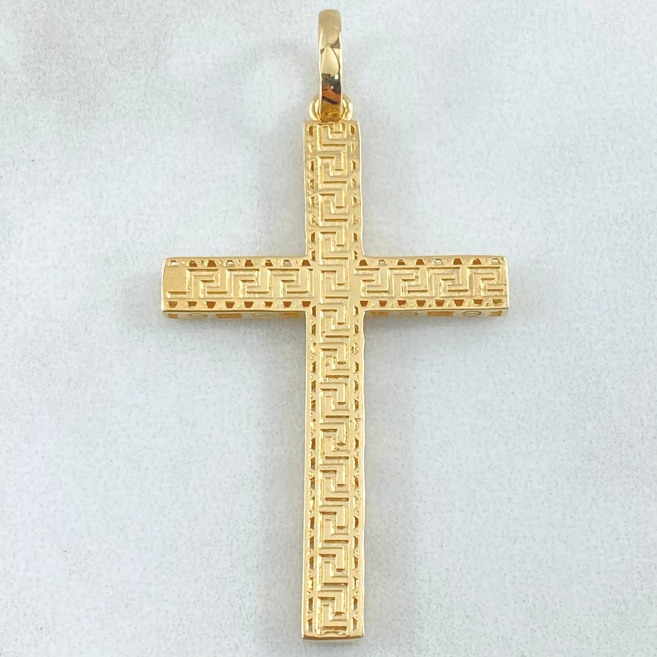 Dije Cruz Tribal 4.6g / 2 in Oro Amarillo 18K