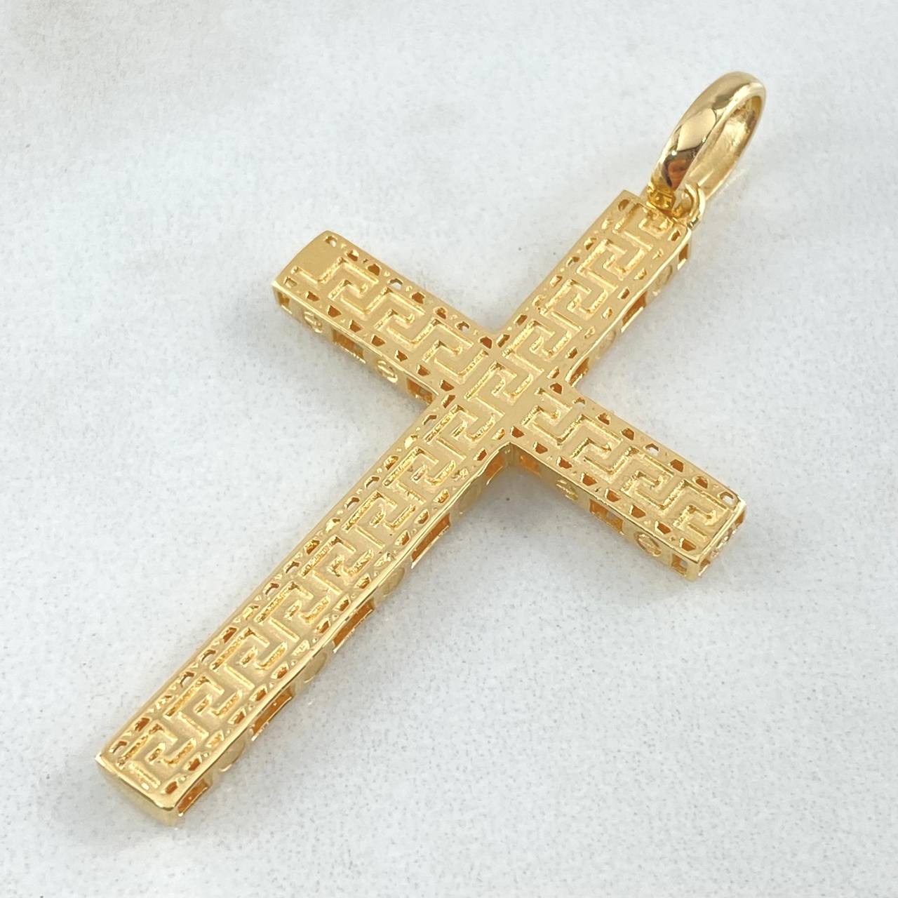 Dije Cruz Tribal 4.6g / 2 in Oro Amarillo 18K