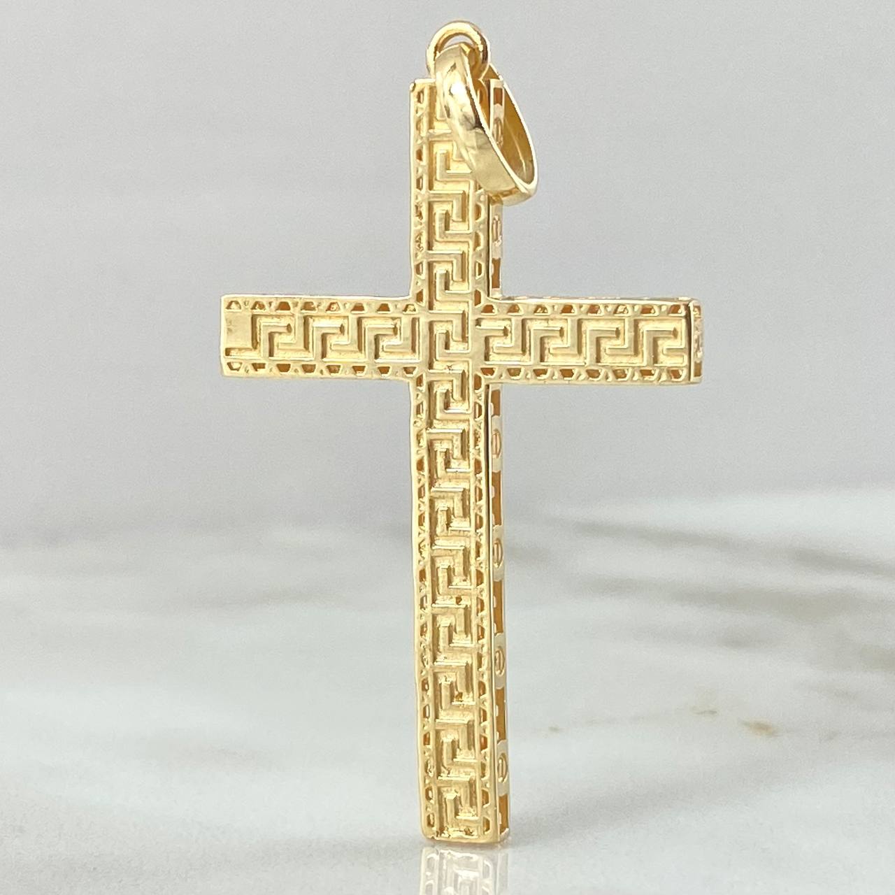Dije Cruz Tribal 4.6g / 2 in Oro Amarillo 18K