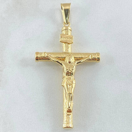 Pendant Cross Christ 3.1gr / 2.3in / 18K Gold