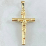 Pendant Cross Christ 3.1gr / 2.3in / 18K Gold