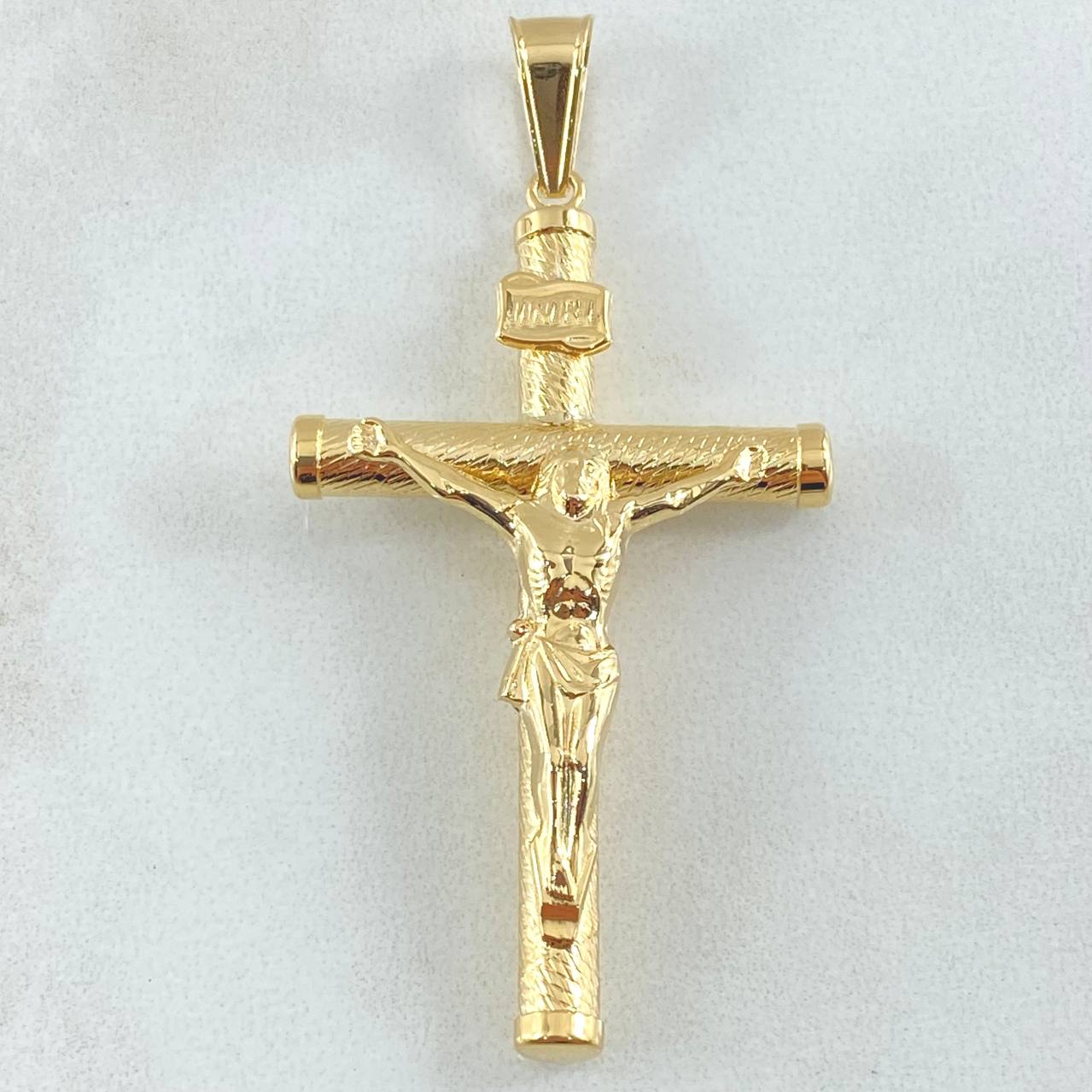 Pendant Christ Cross 3.1gr / 5.7cm / 18K Gold *