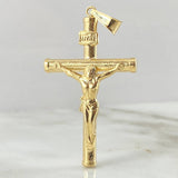 Dije Cruz Cristo 3.05gr / 2 1/4 in / Oro Amarillo 18K