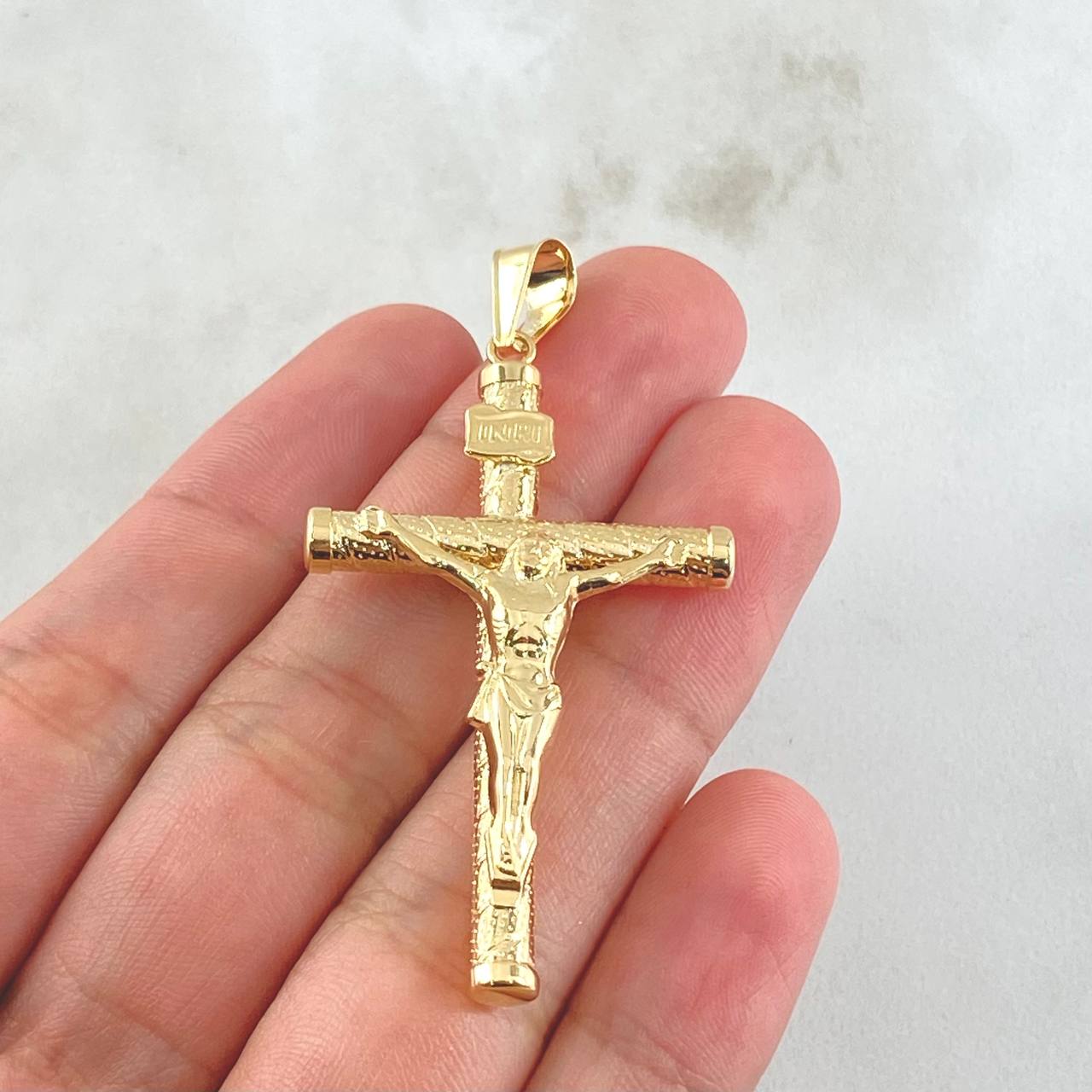 Pendant Christ Cross 3.05gr / 5.5cm / 18K Gold