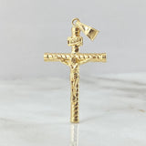 Pendant Christ Cross 1.75gr / 4cm / 18K Gold *