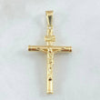 Pendant Cross Christ 1.3gr / 3.5cm / 18K Gold ©