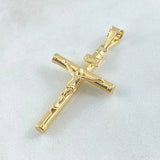 Pendant Cross Christ 1.75gr / 1.7in / 18K Gold *
