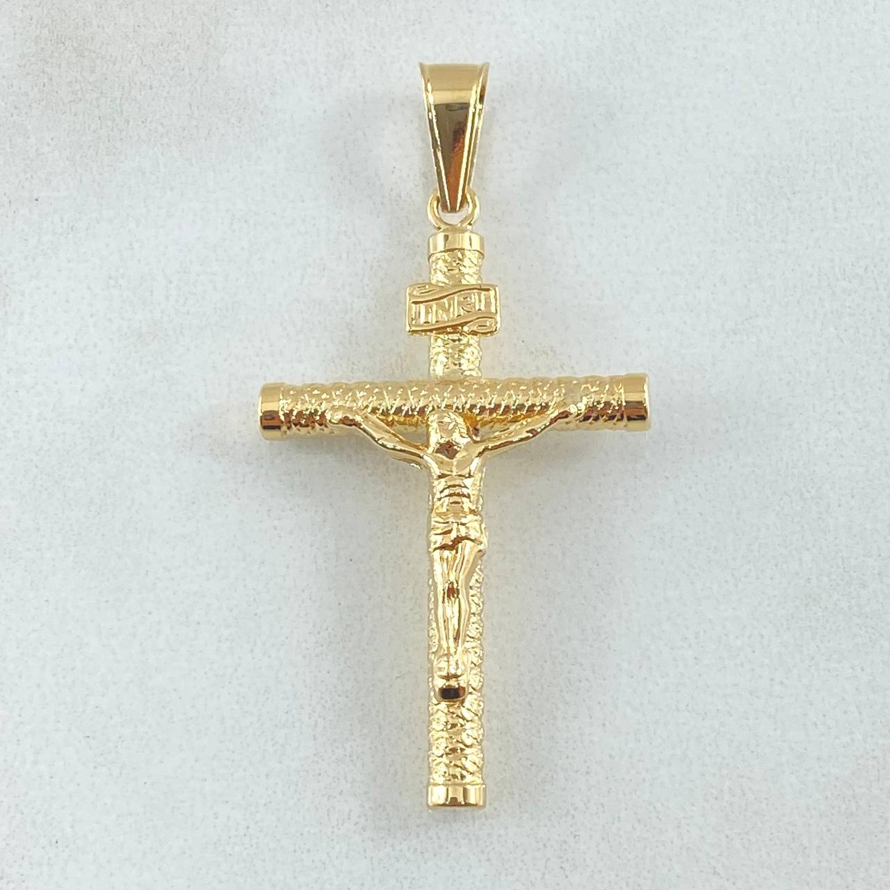 Dije Crúz Cristo 1.75gr / 4.3cm / Oro 18K ©