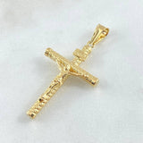 Dije Crúz Cristo 1.8gr / 4.3cm / Oro 18K
