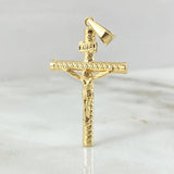 Dije Crúz Cristo 1.75gr / 4.3cm / Oro 18K ©