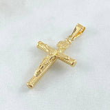 Pendant Cross Christ 1.3gr / 3.5cm / 18K Gold ©