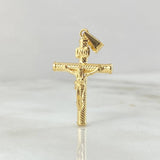Pendant Cross Christ 1.3gr / 3.5cm / 18K Gold ©