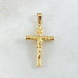 Dije Crúz Cristo 1.3gr / 3.5cm / Oro 18K