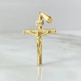 Dije Crúz Cristo 1.3gr / 3.5cm / Oro 18K