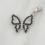 Dije Mariposa 2.2 g / 1 in Oro Blanco 18K
