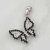 Dije Mariposa 2.2 g / 1 in Oro Blanco 18K