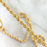 Cadena Lazo 10.65gr / 23 3/4 in / 3.85mm Oro Amarillo +3 18K !