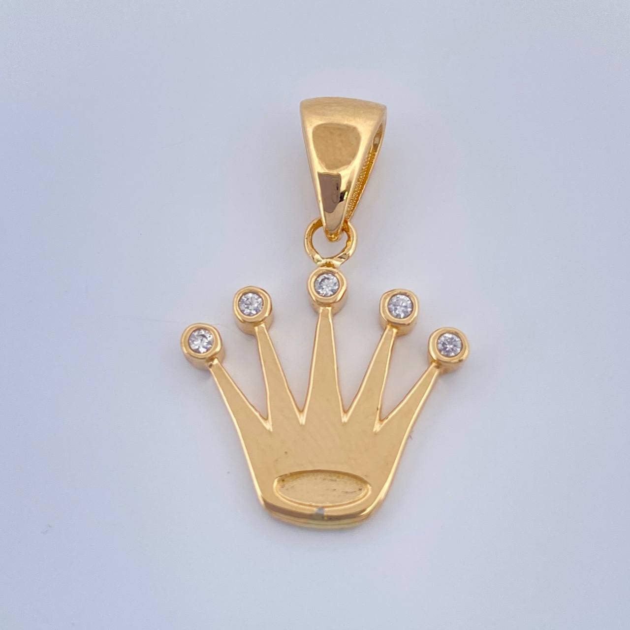 Dije Corona 3.1gr / 1 in / Oro Amarillo 18K &