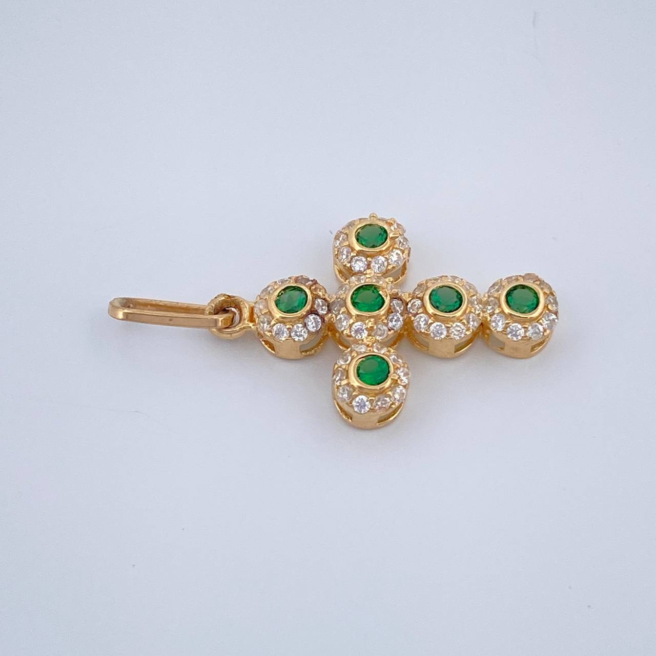 Dije Cruz Tupida 1.25gr / 1 in / Oro Amarillo 18K %