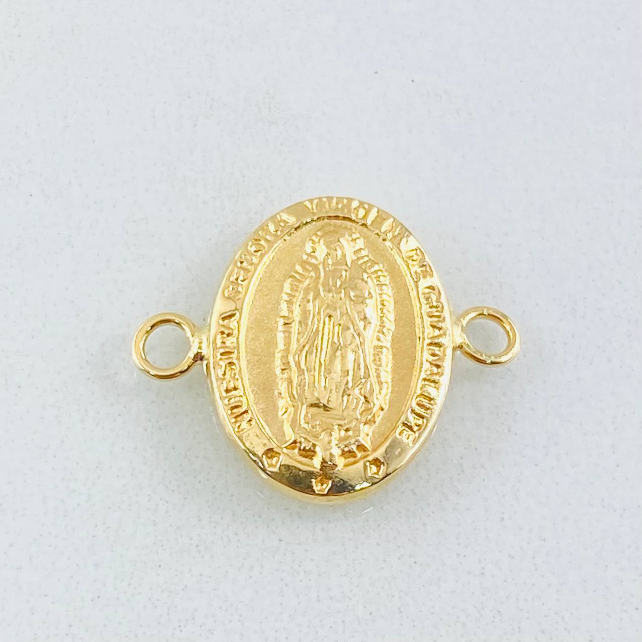 Herraje Virgen Guadalupe Ovalo 0.75gr / 3/4 in / Oro Amarillo 18K ©