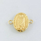 Herraje Virgen Guadalupe Ovalo 0.75gr / 3/4 in / Oro Amarillo 18K ©