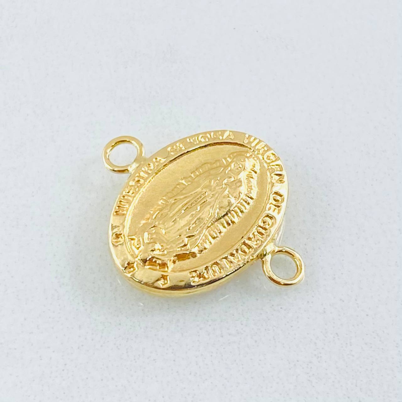 Herraje Virgen Guadalupe Ovalo 0.75gr / 3/4 in / Oro Amarillo 18K ©