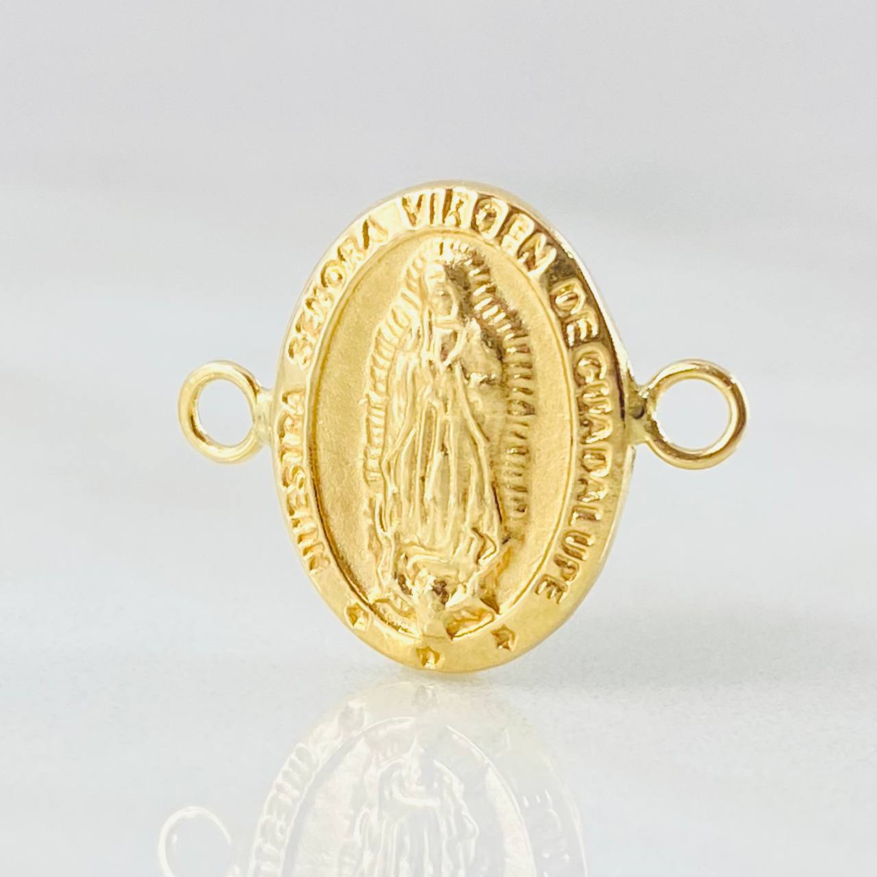 Herraje Virgen Guadalupe Ovalo 0.75gr / 3/4 in / Oro Amarillo 18K ©