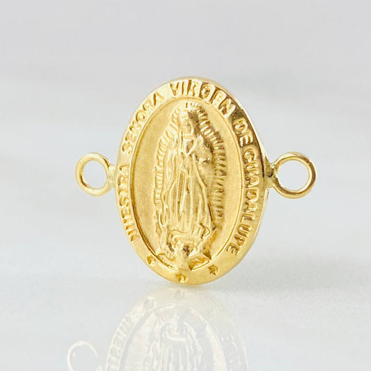Herraje Virgen Guadalupe Ovalo 0.75gr / 3/4 in / Oro Amarillo 18K ©