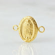 Herraje Virgen Guadalupe Ovalo 0.45gr / 1/2 in / Oro Amarillo 18K ©