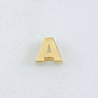 Charm Letter A 0.25g / 1/4 in 18K Yellow Gold