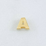 Charm Letter A 0.25g / 1/4 in Yellow Gold 18K