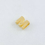 Herraje Letra M 0.45gr / 1/4 in / Oro Amarillo 18K ©