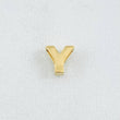 Charm Letter Y 0.25g / 1/4 in 18K Yellow Gold