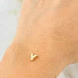 Herraje Letra Y 0.25gr / 1/4 in / Oro Amarillo 18K