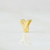 Charm Letter Y 0.2g / 1/4 in Yellow Gold 18K