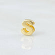 Charm Letter S 0.3g / 1/4 in Yellow Gold 18K