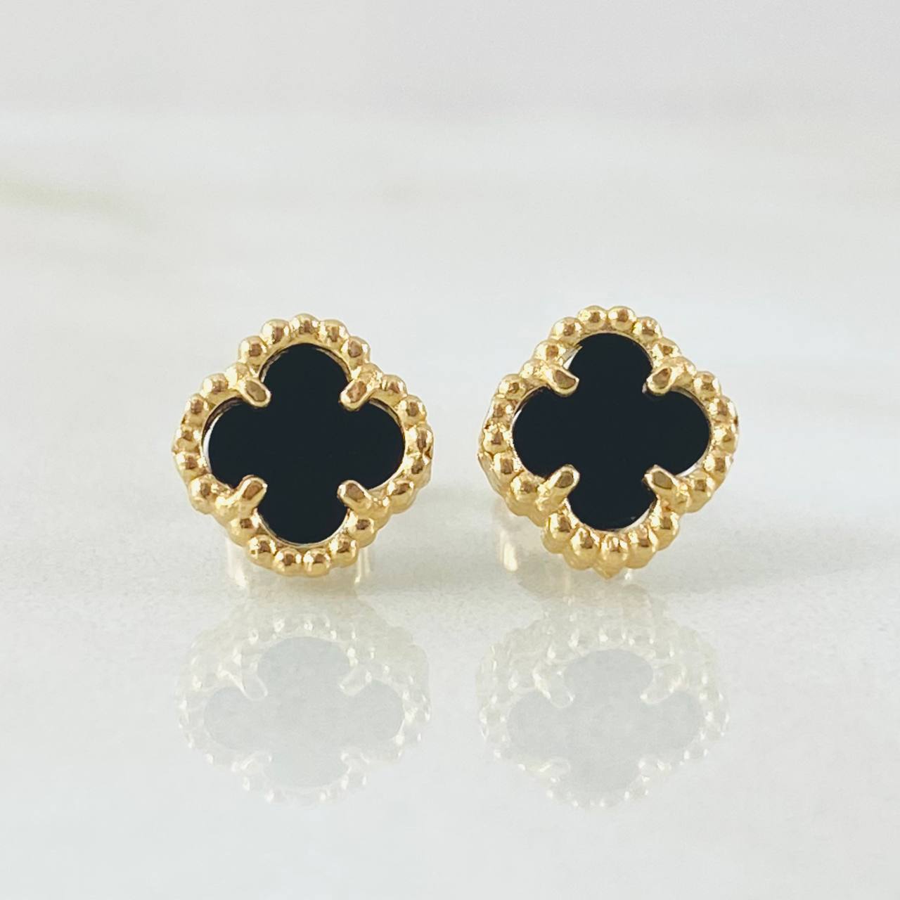 Topos Trebol 1.9gr / 1/2 in / Oro Amarillo Nac.Esp. 18K !