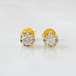 Topos Piedra Cuatro Garras Diamantes 26pts 1.7gr / Oro Amarillo 18K ©