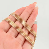 Cadena China 23gr / 23 1/2 in / 7.2mm Tres Oros +1 18K